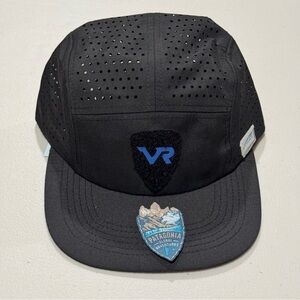 Alter Ego Black Patagonia Vacation Races Snapback Hat Breathable Lightweight NWT